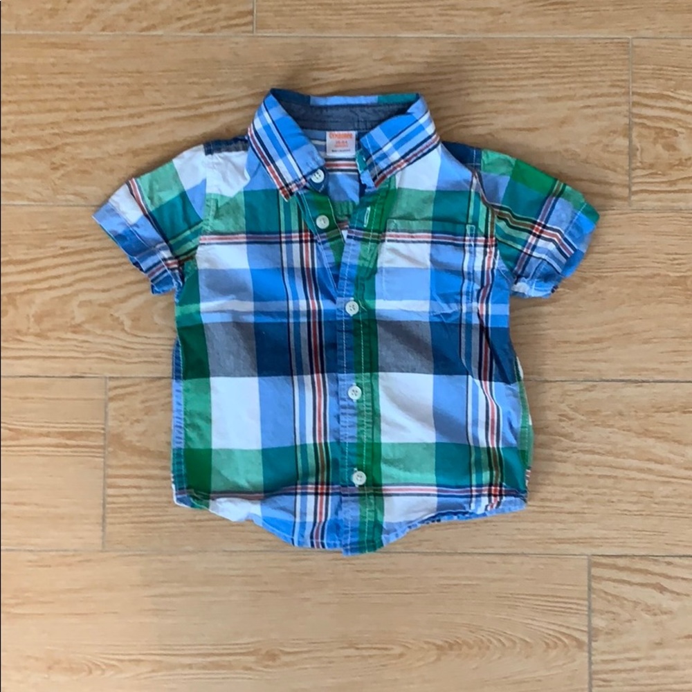 Gymboree Plaid Shirt 18-24mo